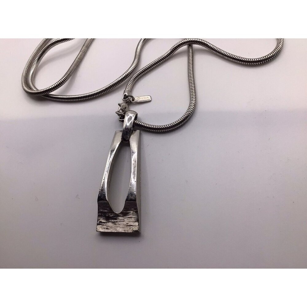 Monet Abstract Chunky Necklace Pendant - Picture 2 of 5